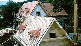 Holzbau mit Zellulosedmmung in Traunstein