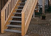 Balkon mit Aussentreppe