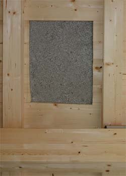 Zellulose im Dachstuhl