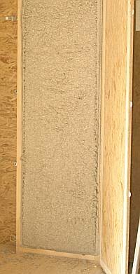 Isolierung einer Holzwand