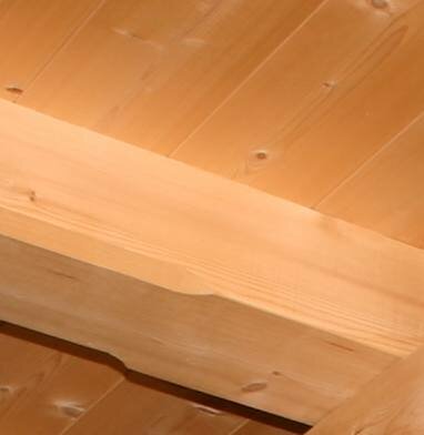 Detail Holzdecke Fase