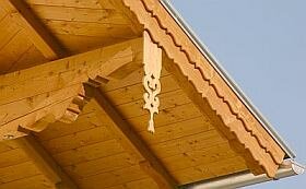 Windfang traditionell mit Deckbrett